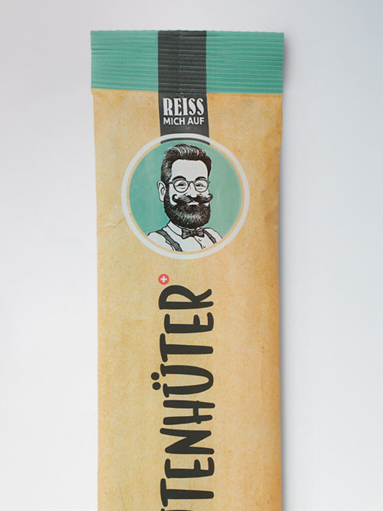 Logo- und Packaging Design für das Schweizer Original 01