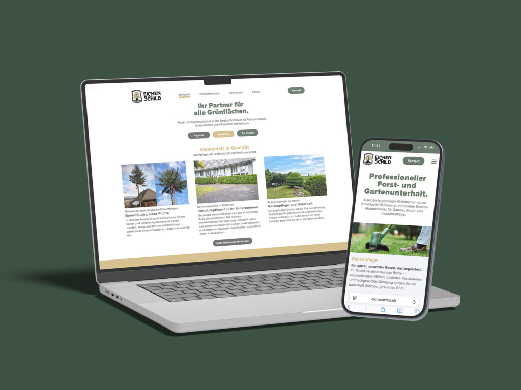 Markenauftritt für den Grünflächen-Experten 04