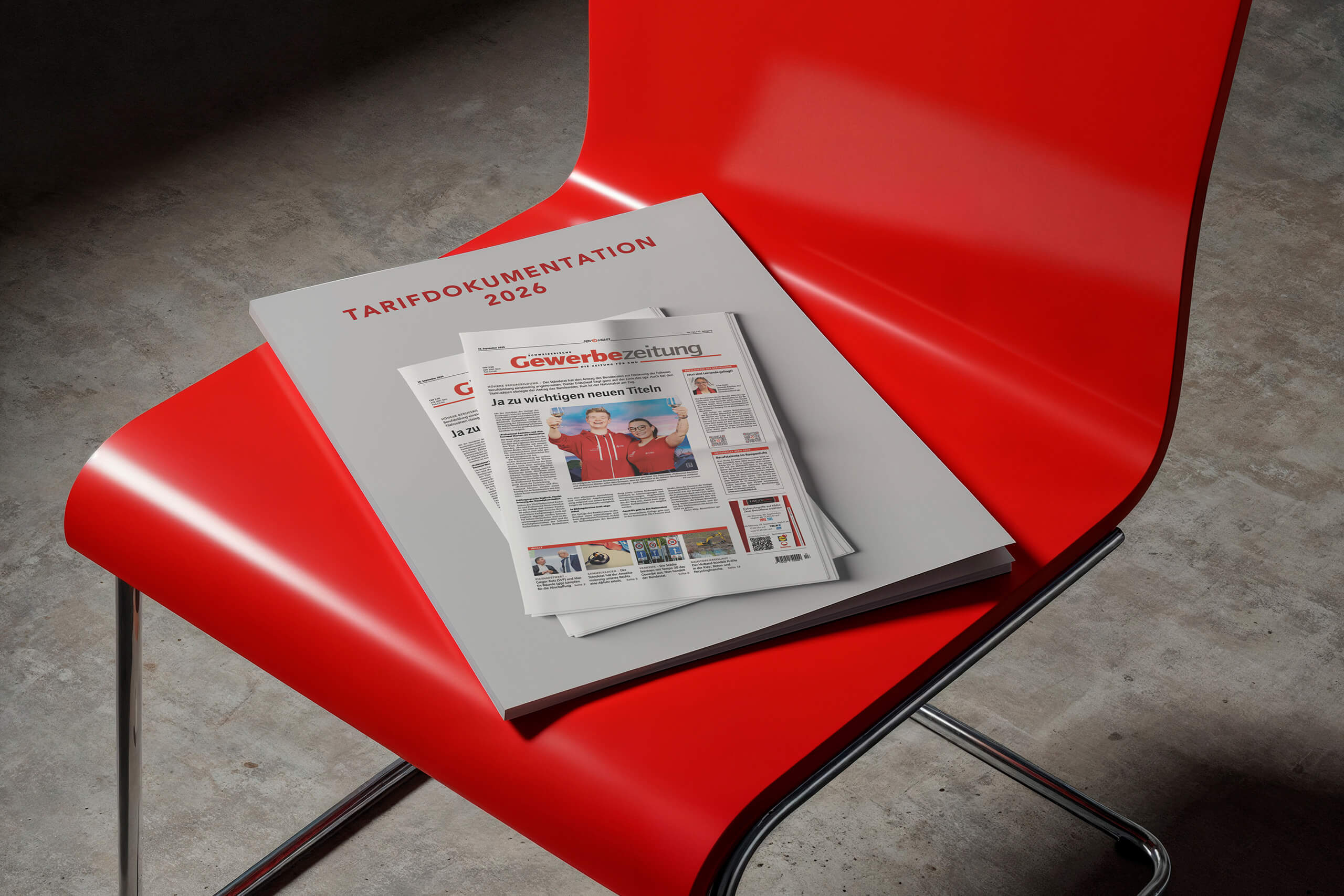 Schweizerischer Gewerbeverband sgv – Tarifdokumentation für Print- und Online-Verkaufsförderung