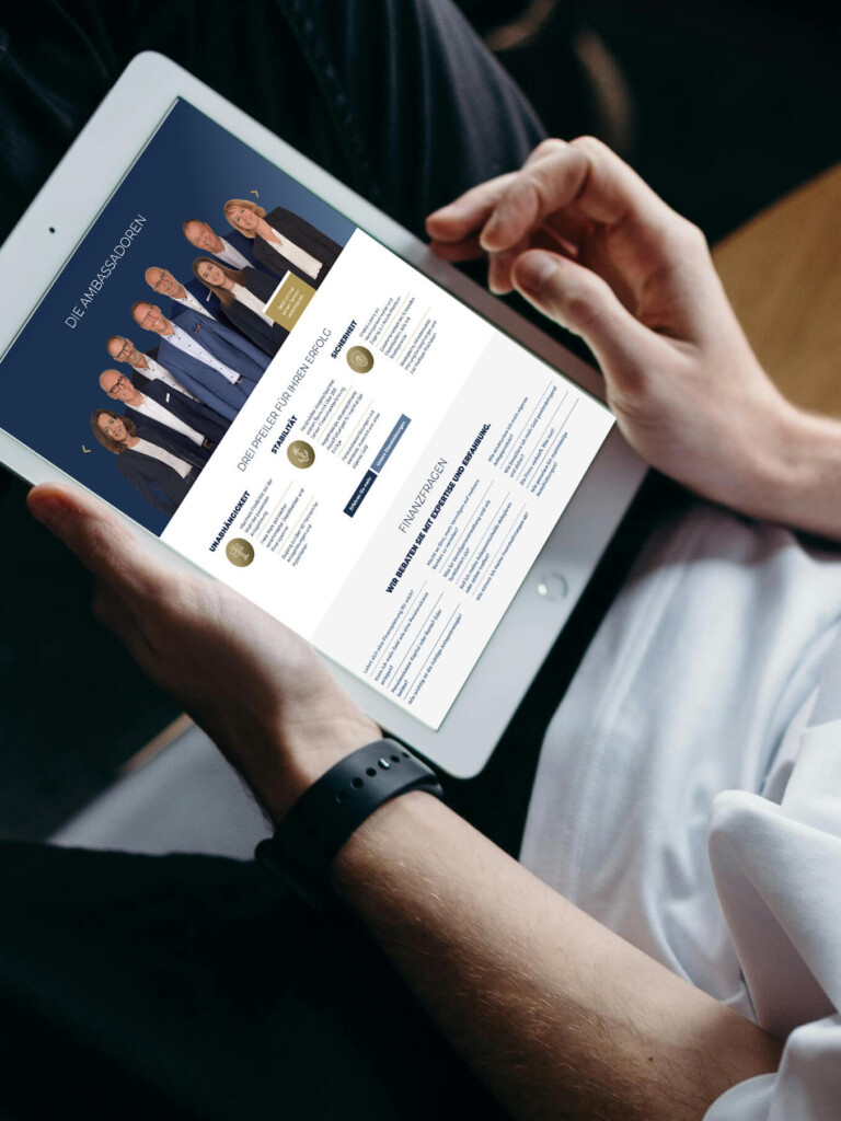 Ambassador Investment Partner – Website, Content, Texting und LinkedIn-Auftritt 06