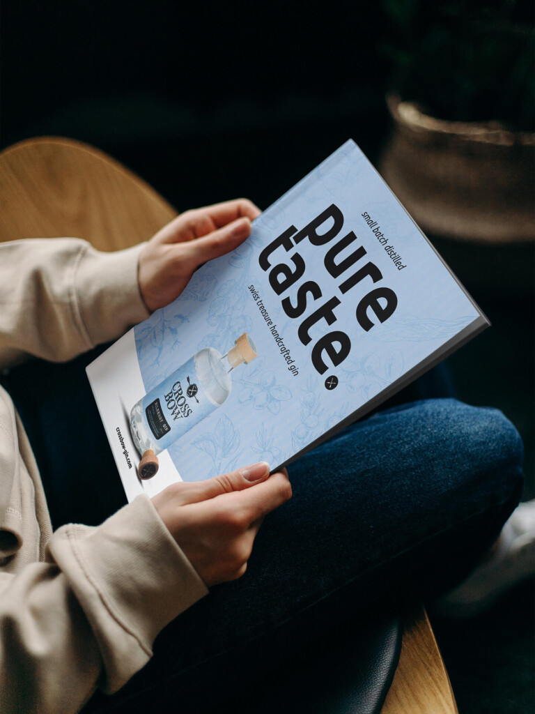 Crossbow Gin – Handwerkskunst für Produkt und Design Packaging, Illustration und verkaufsfördernde Massnahmen 01