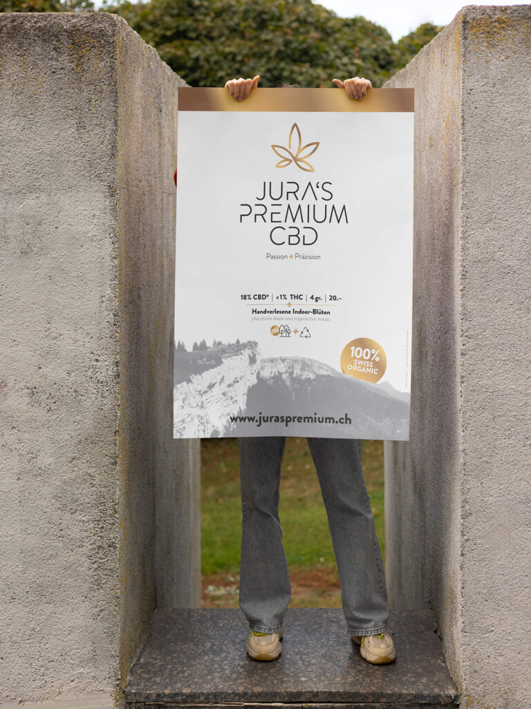 Jura’s Premium CBD – Corporate Design, Packaging-Design und verkaufsfördernde Massnahmen 03