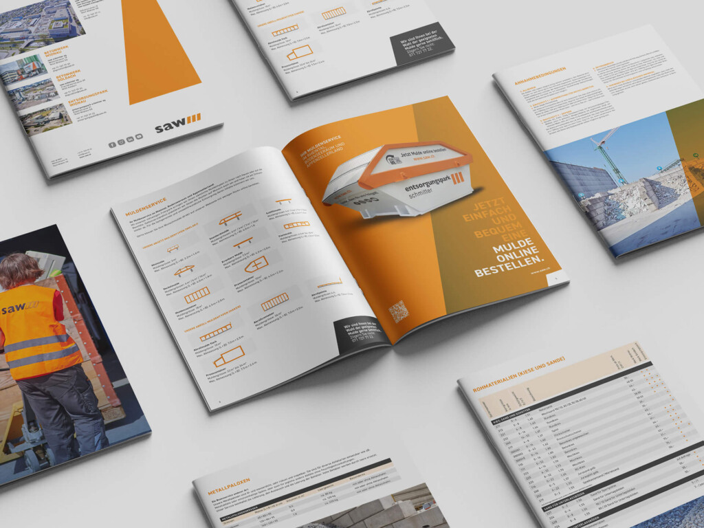 saw Gruppe – Broschüren, Preislisten, Kataloge und Inserate 03