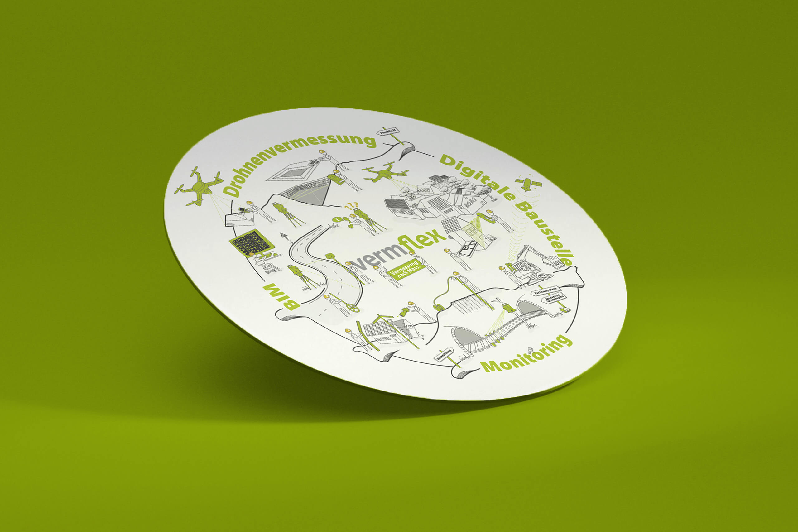 vermflex – Corporate Design, visuelle Systemwelt und illustratives Storytelling