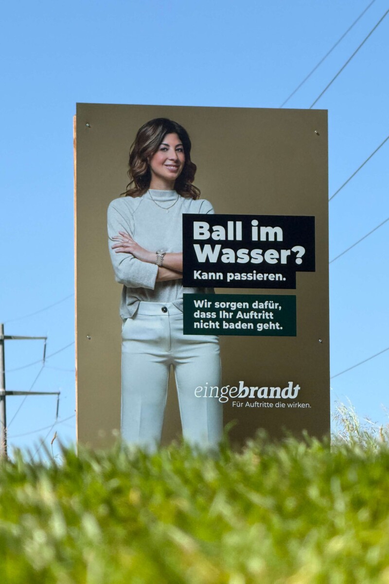 Wie man sichtbar wird, ohne aufdringlich zu sein. Werbekampagne für eingebrandt - die Branding Concierge in Solothurn. Golf Charity Turnier im Golfplatz Limpachtal organisiert durch den Kiwanis Club.