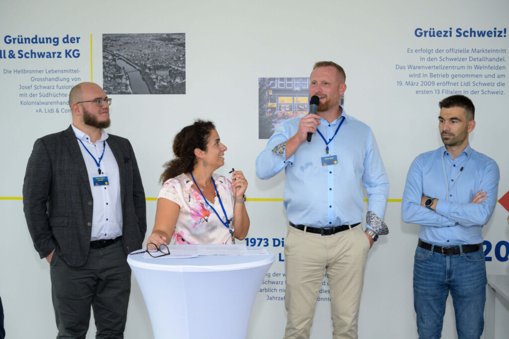 Lidl Schweiz Logistikzentrum in Derendingen Solothurn – Interior Branding Konzept mit Signaletik und Baubegleitung